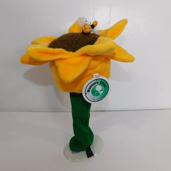 Winning Edge Designs Sunflower Bumble Bee Golf Driver Headcover NEW Flower 20087 - Picture 6 of 10